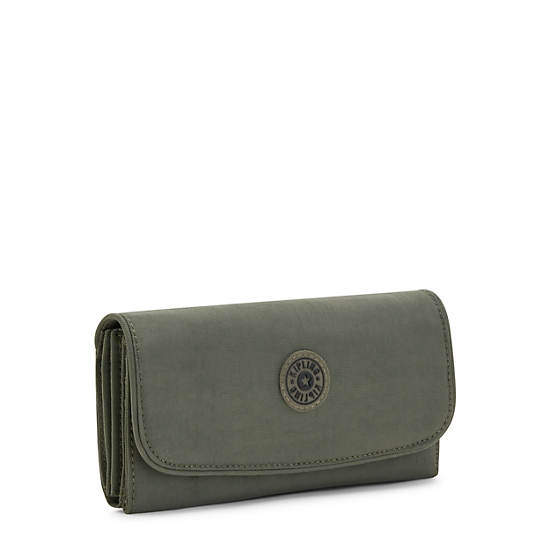 Kipling Money Land Snap Wallet Pung Grøn | DK 2189LI